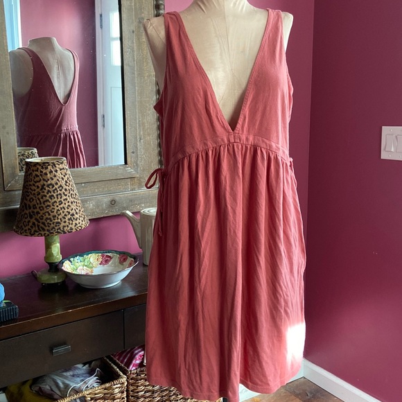 wild fable Dresses & Skirts - Wild Fable Rose Pink Sleeveless Side Tie Baby Doll Dress